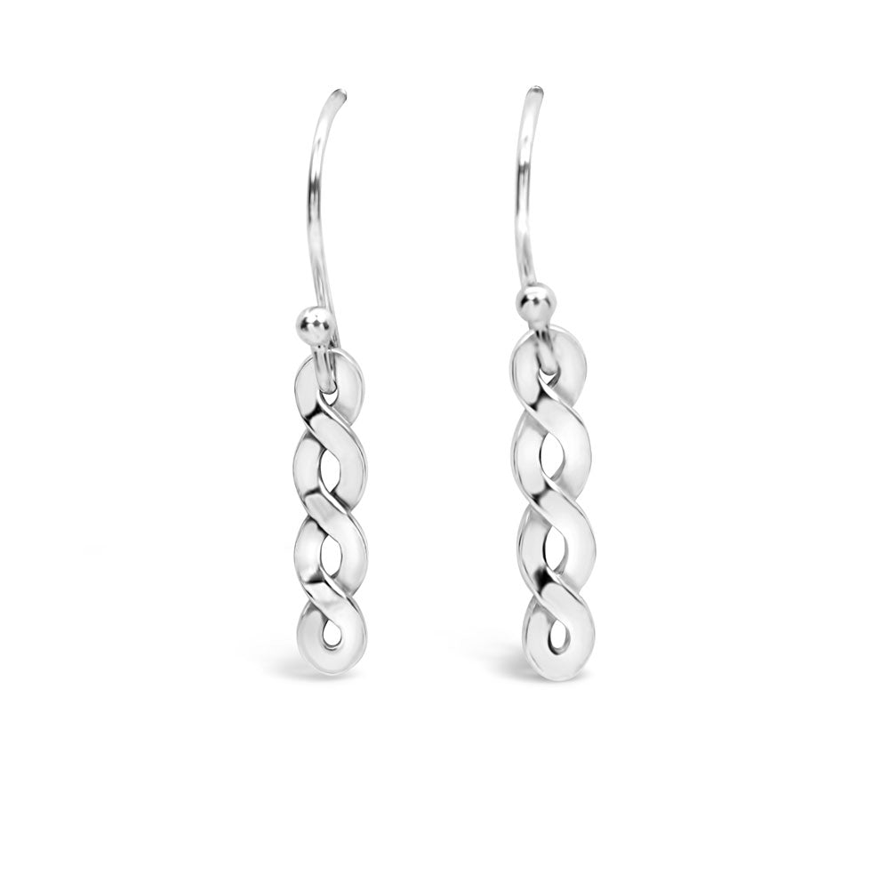 Drop Celtic Knot Earrings - Argentium Silver – circinn