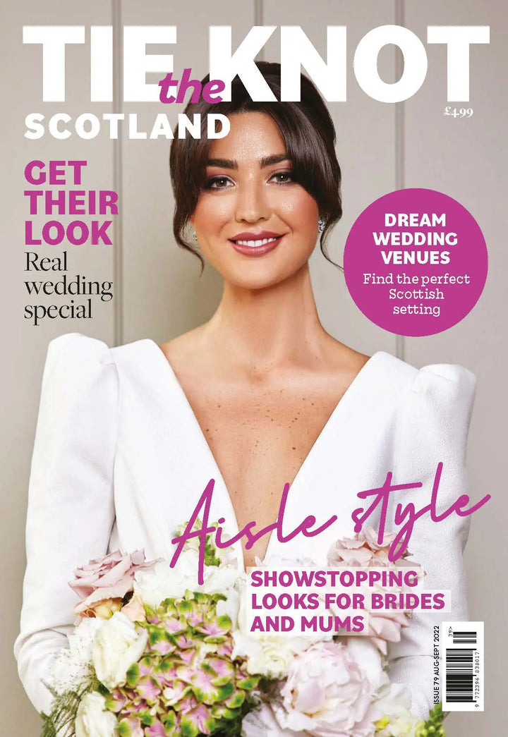 Tie The Knot Scotland August Issue Front Cover